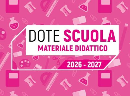 Domande per Dote Scuola componente materiale didattico