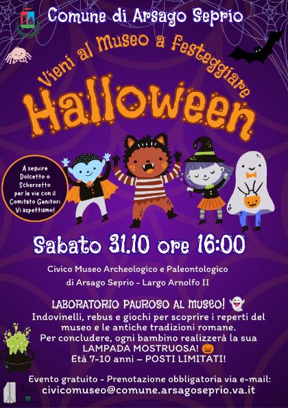 HALLOWEEN AL MUSEO DI ARSAGO SEPRIO! 
