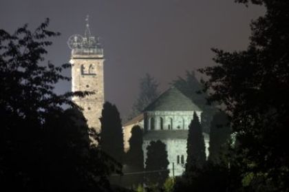 Basilica, Battistero, Torre campanaria