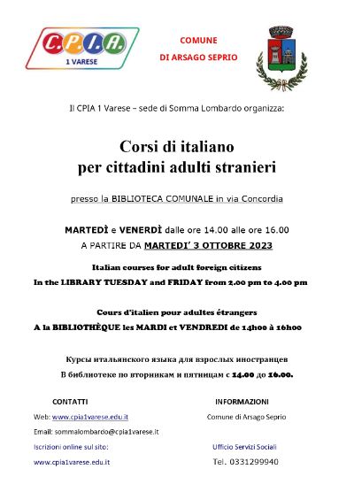 corso italiano per stranieri