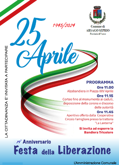 25 APRILE 2024 - PROGRAMMA