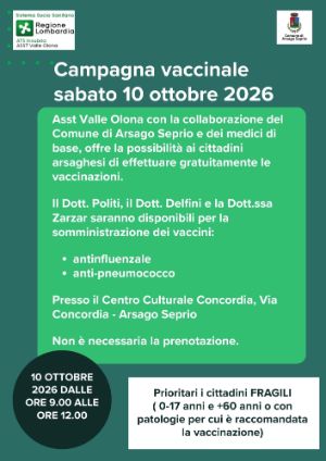 Campagna vaccinale 2026
